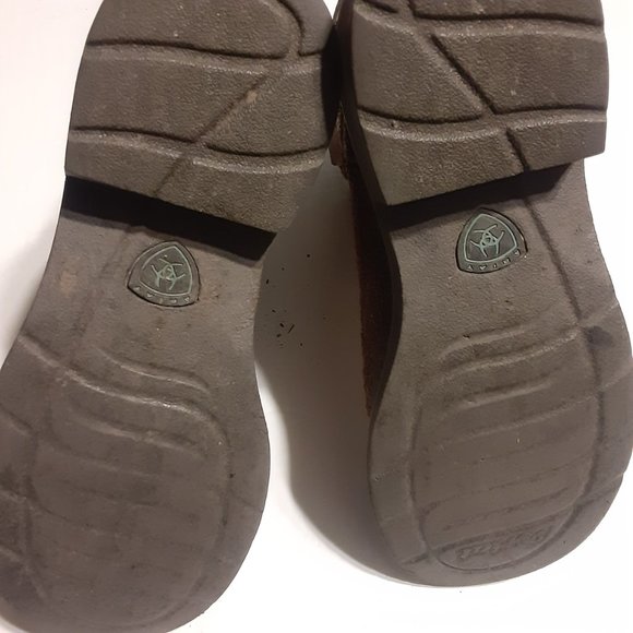 Ariat Women's Fatbaby Brown Turquoise Western Boots 10015363 in Size 6.5B - Picture 4 of 6